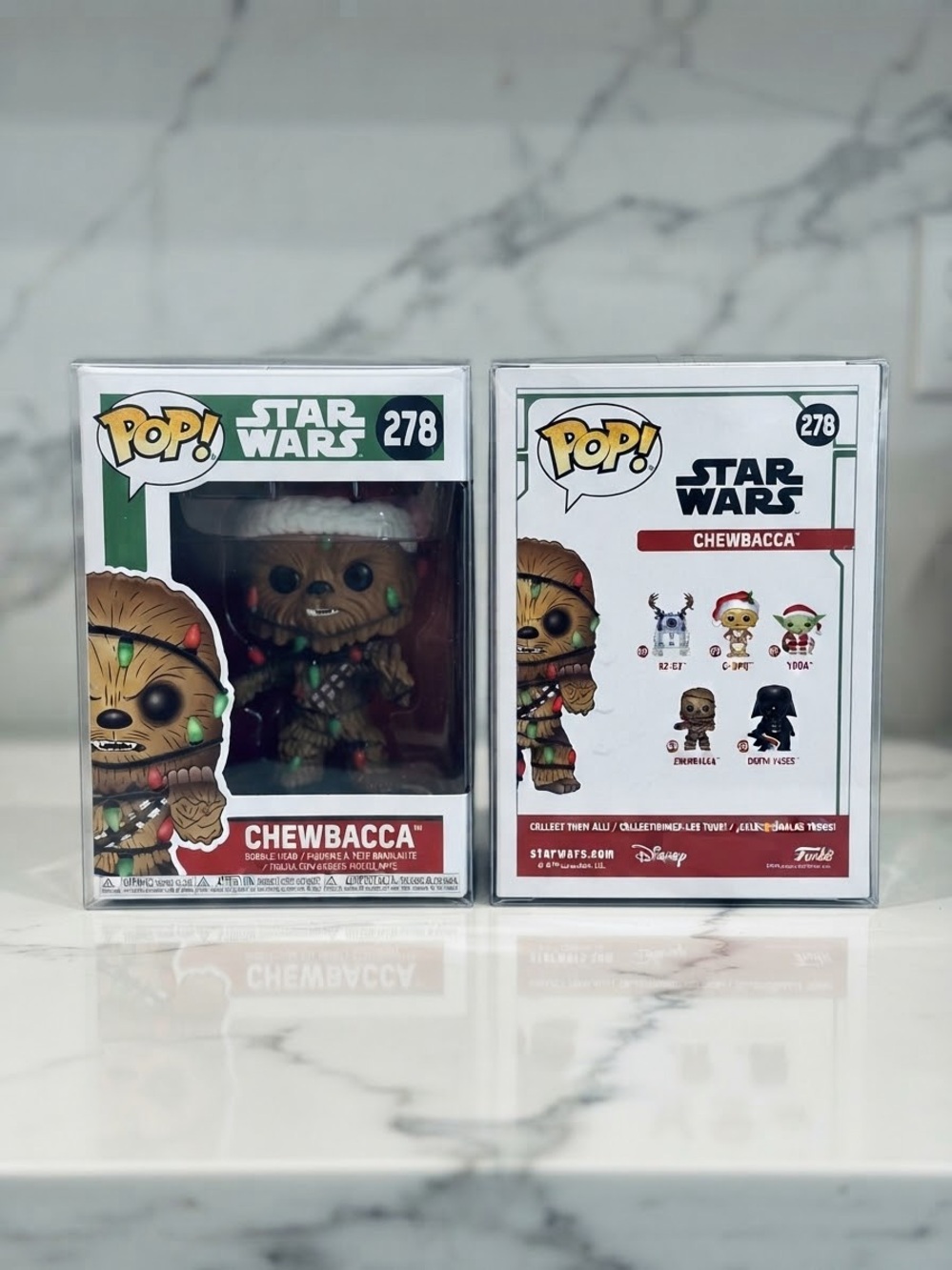 Funko Pop! Star Wars Chewbacca Christmas Lights #278 Holiday Bobblehead
